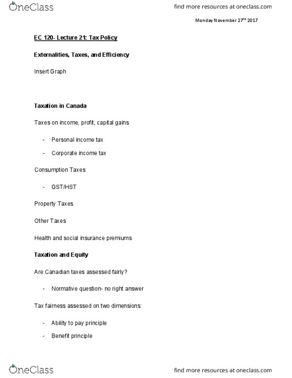 EC120 Lecture Notes - Lecture 21: Eurocopter Ec120 Colibri, Externality, Basic Income thumbnail