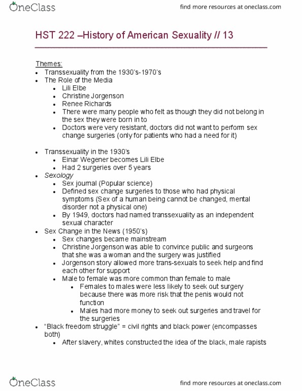 HST 222 Lecture 13: HST 222 Lecture #13 Notes (SYRACUSE UNIVERSITY) thumbnail