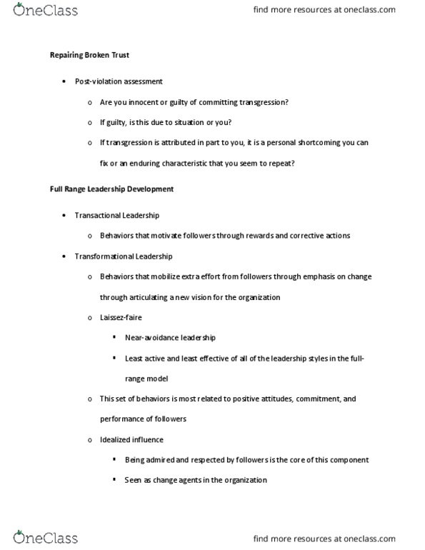 MGT 304 Lecture 15: Transactional Leadership thumbnail