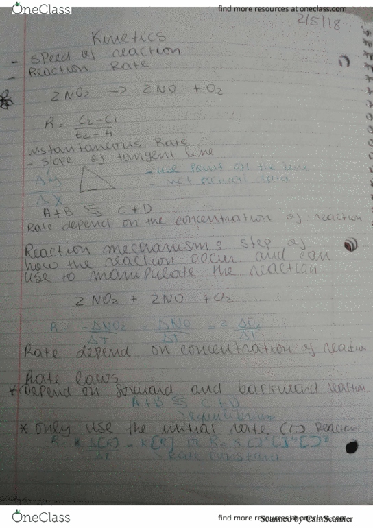 CHM-1046 Lecture 8: Rate law thumbnail