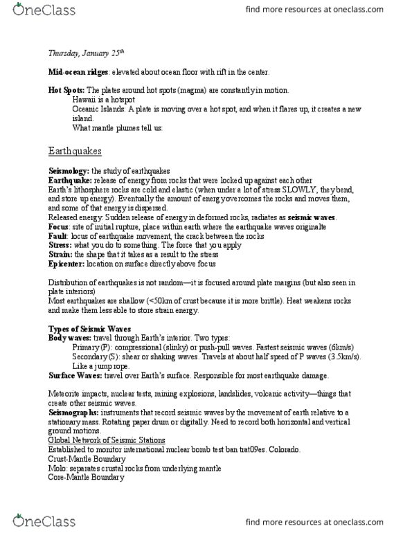 EES 1030 Lecture Notes - Lecture 4: Seismic Wave, Richter Magnitude Scale, Skipping Rope thumbnail