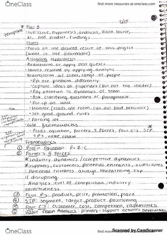 NBA 5680 Lecture Notes - Lecture 3: Oa thumbnail