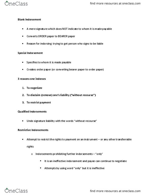 BSL 401 Lecture Notes - Lecture 7: Fiduciary thumbnail