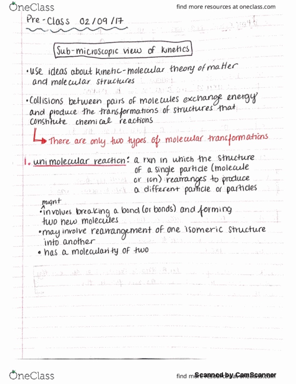 CHEM 104 Lecture 8: Half Life and Microscopric View of Kinetics thumbnail
