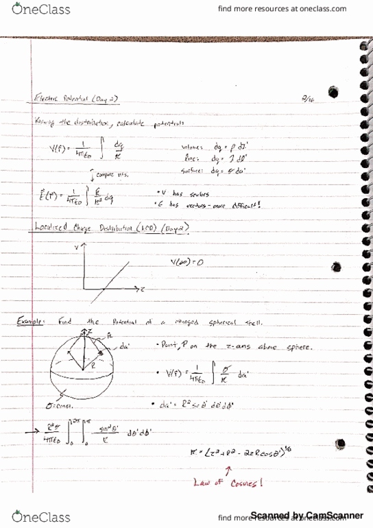 PHYS 703 Lecture 11: (Feb16) -- Chapter 2 Intro to Electrostatics -- Griffiths Electrodynamics (4E) thumbnail