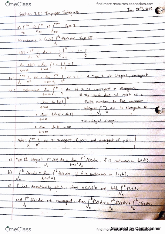 Calculus 1301A/B Lecture 10: Section 7.8 thumbnail