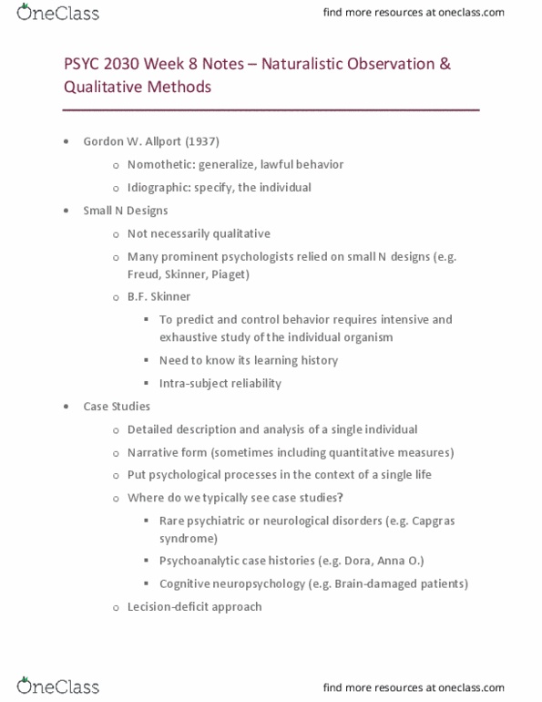 PSYC 2030 Lecture Notes - Lecture 8: Digital Footprint, Web Scraping, Cognitive Neuropsychology thumbnail