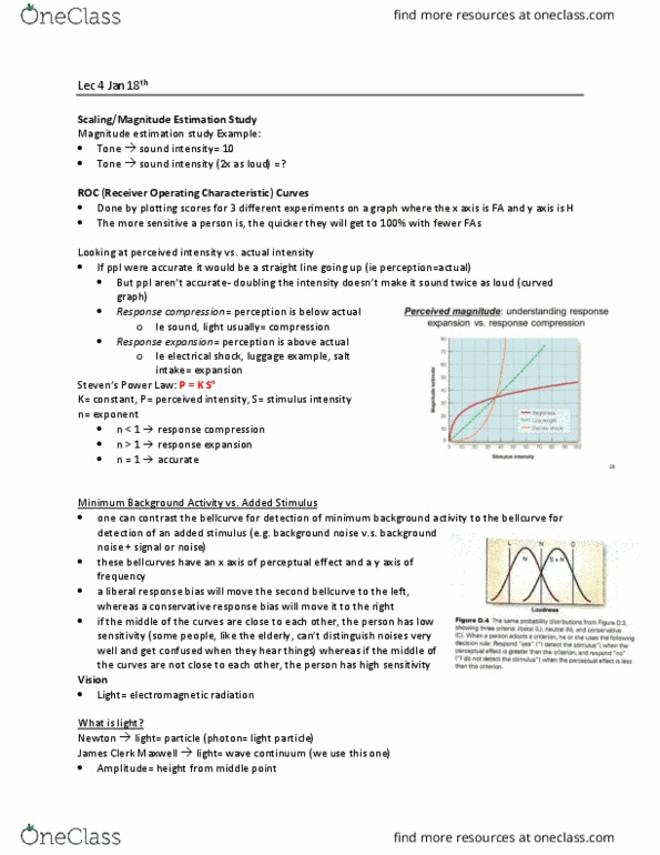 PSYC 2390 Lecture Notes - Lecture 4: James Clerk Maxwell, Sound Intensity, Response Bias thumbnail