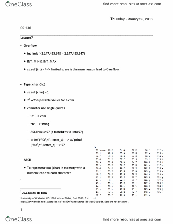 CS136 Lecture Notes - Lecture 7: Mutation, Global Variable, Call Stack thumbnail