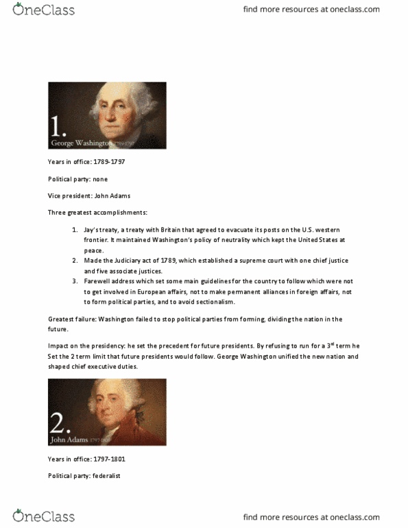 AMH 2010 Lecture Notes - Lecture 2: Xyz Affair, Jeffersonian Democracy, Money Supply thumbnail