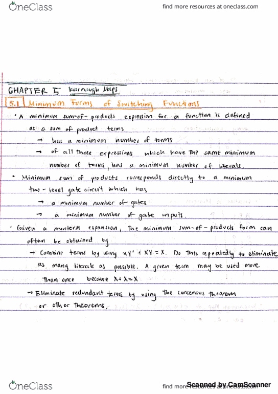 ECE 15A Chapter Notes - Chapter 5: Izm, Automobilclub Von Deutschland, Rna thumbnail