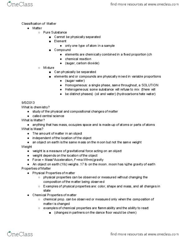 CHM 103 Lecture Notes - Sodium Bicarbonate, Atomic Number, Theory-Theory thumbnail