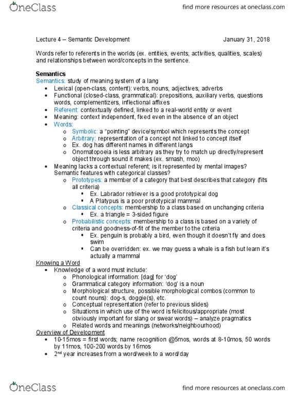 JLP315H1 Lecture Notes - Lecture 4: Grammatical Category, Pragmatics, Hearing Loss thumbnail