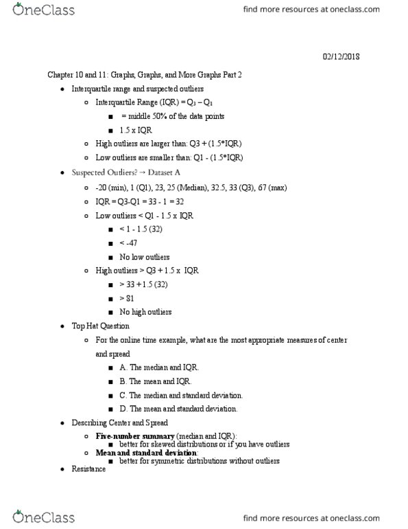 STAT 1350 Lecture Notes - Lecture 10: Interquartile Range, Standard Deviation, Warren Buffett thumbnail