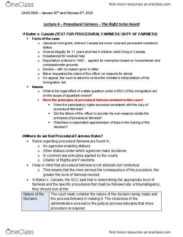 LAWS 3506 Lecture Notes - Lecture 4: Determinative thumbnail