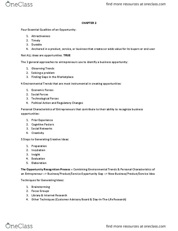 MGT 3111 Chapter Notes - Chapter 2: Intranet, Social Forces, Brainstorming thumbnail