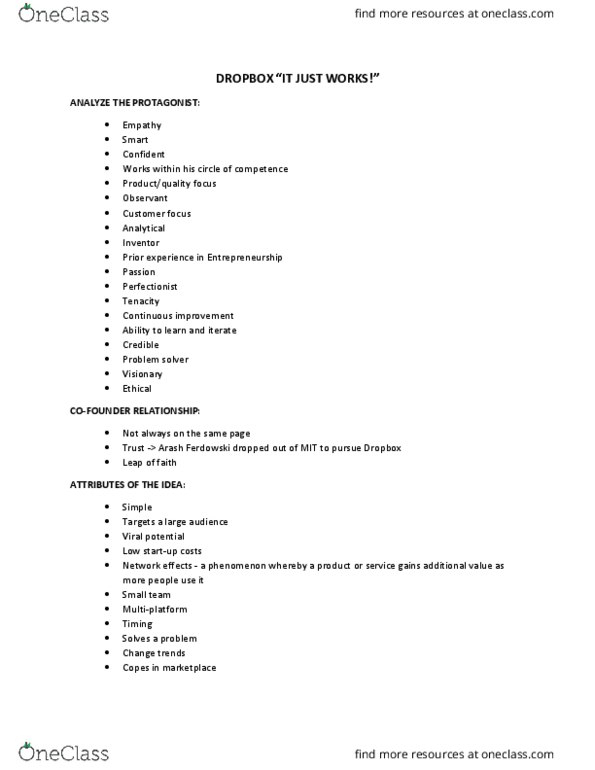 MGT 3111 Lecture Notes - Lecture 2: Series A Round, Gopro, Continual Improvement Process thumbnail