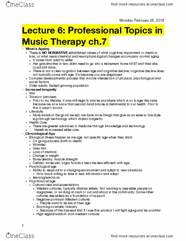 MUSIC 2MT3 Lecture 6: Professional Topics in Music Therapy ch.7 thumbnail