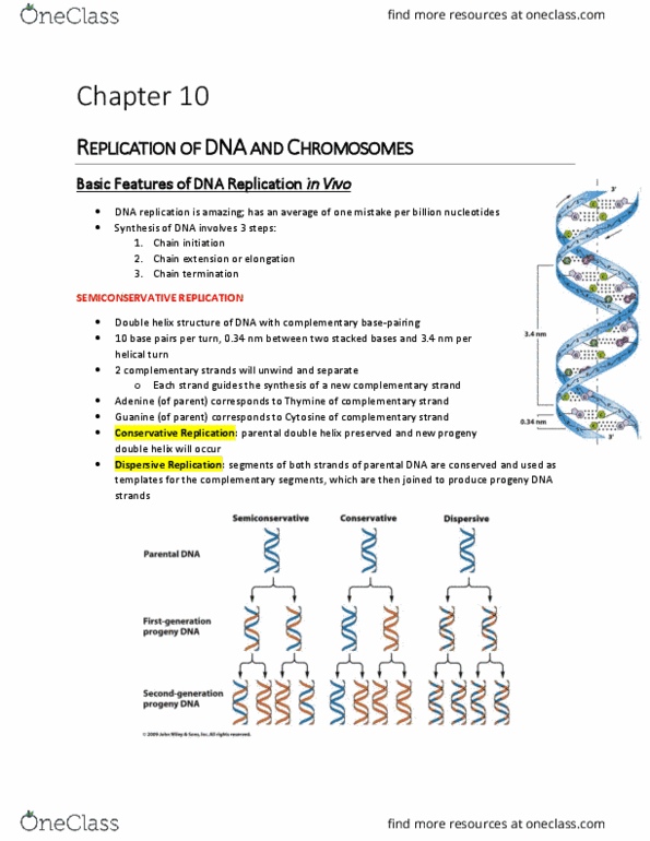 MBG 2040 Chapter Notes - Chapter 10: Dna Polymerase Iii Holoenzyme, Lambda Phage, Tangled thumbnail