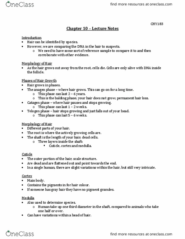 CHY 183 Lecture Notes - Lecture 7: Facial Hair, Petrographic Microscope, Spectrophotometry thumbnail