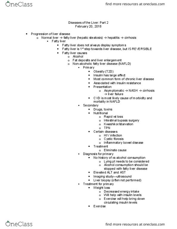 HUN 4446 Lecture Notes - Lecture 17: Viral Hepatitis, Incretin, Interferon Type I thumbnail