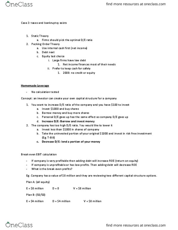 COMMERCE 3FA3 Lecture 6: Chapter 14 pt 6 thumbnail