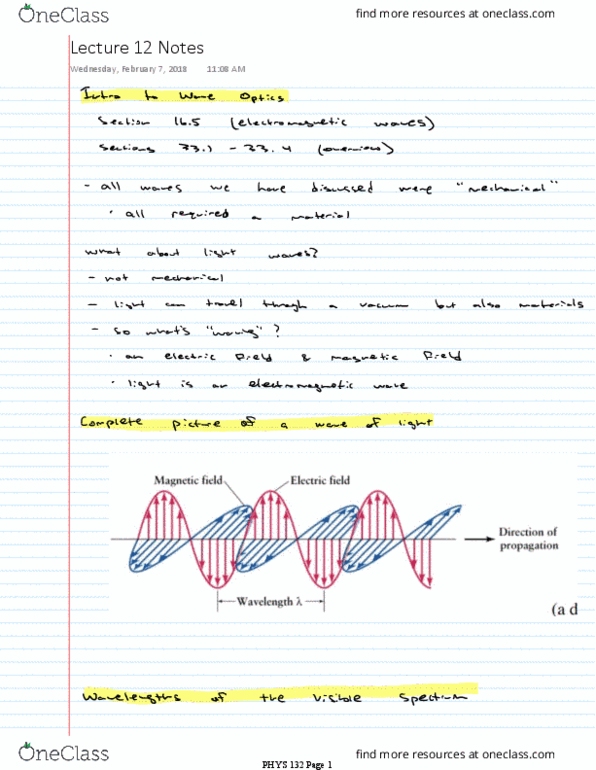 PHYS 132 Lecture 12: Lecture 12 Notes thumbnail