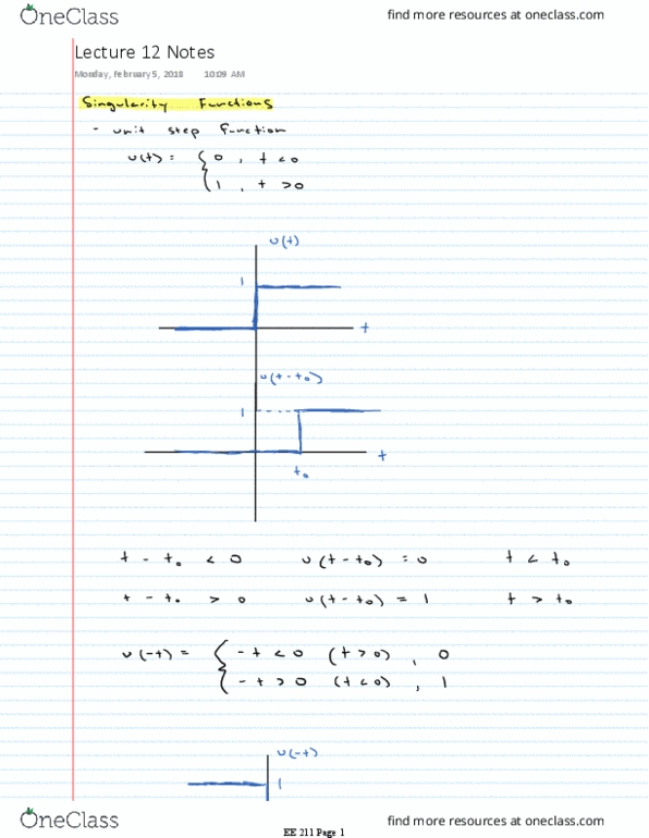 EE 211 Lecture 12: Lecture 12 Notes thumbnail