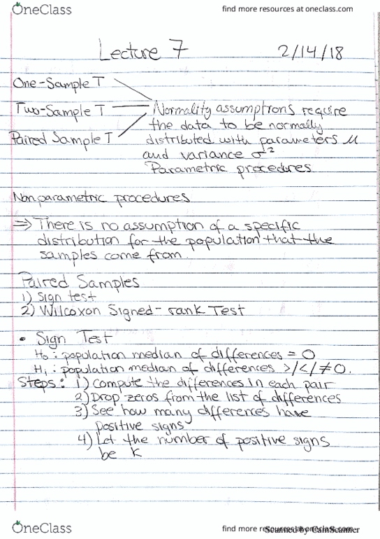 STAT 2215Q Lecture 7: One, Two, and Paired Samples thumbnail