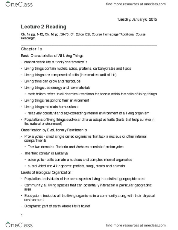 BIOL 1080 Chapter Notes - Chapter Lecture 2 Readings: Collagen, Tight Junction, Nervous Tissue thumbnail