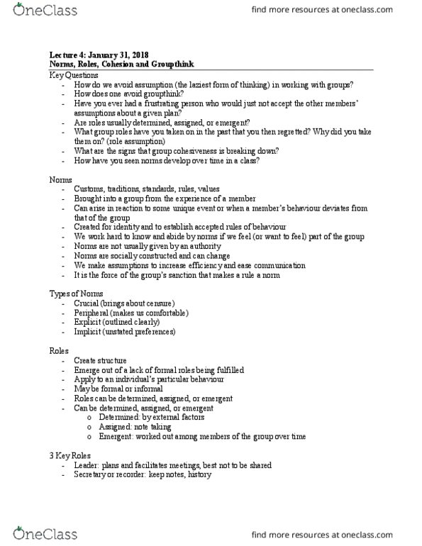 CMN 3138 Lecture Notes - Lecture 4: Energizer, Pitch Shift, Group Cohesiveness thumbnail