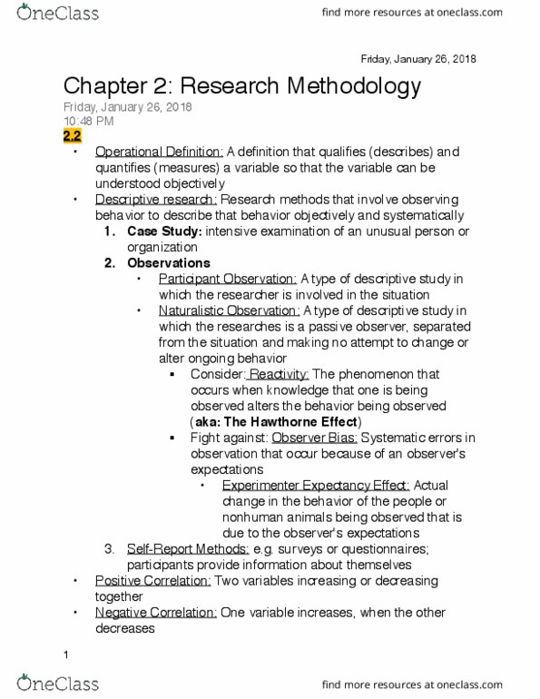 PSY 1 Chapter Notes - Chapter 2: Standard Deviation, Central Tendency, Institutional Review Board thumbnail