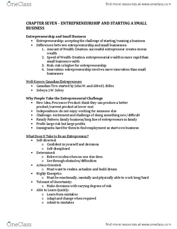 COMMERCE 1E03 Chapter 7-9: Commerce - Chapter 7-9 Notes.docx thumbnail