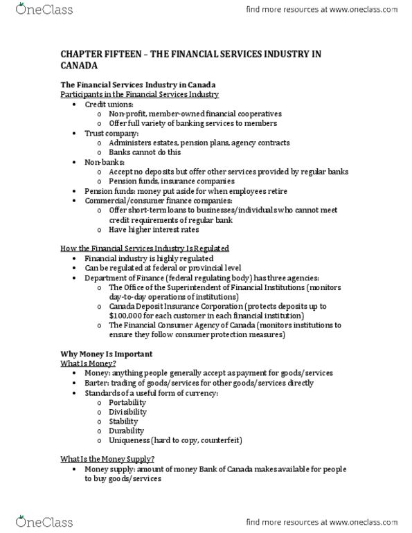 COMMERCE 1E03 Chapter 15-16: Commerce - Chapter 15-16 Notes.docx thumbnail
