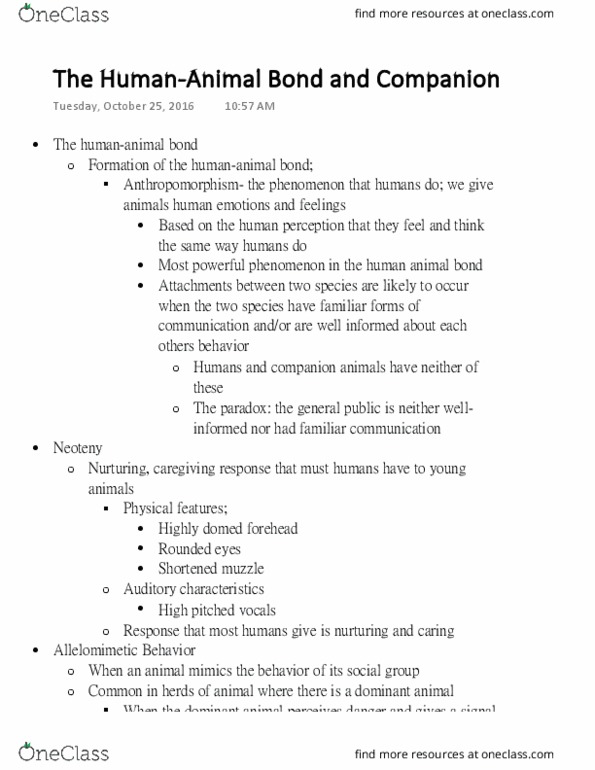 ANFS101 Lecture Notes - Lecture 1: Shared Experience, Parasitism, Commensalism thumbnail