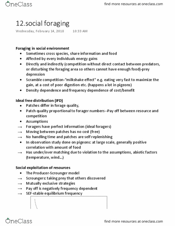 Class Notes For Simon Reader Oneclass