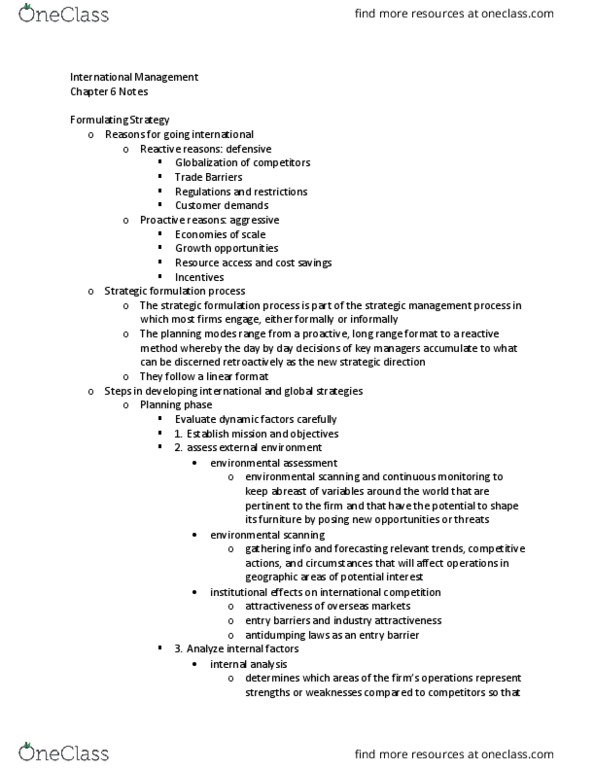 MGT 20600 Chapter Notes - Chapter 6: Nearshoring, Offshoring, Comparative Advantage thumbnail