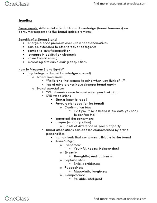 MRKT 452 Lecture Notes - Lecture 10: Operating Margin, Status Quo, Discounted Cash Flow thumbnail