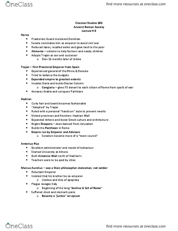 CLAS202 Lecture Notes - Lecture 8: Comfort Women, Mile, Funeral Director thumbnail