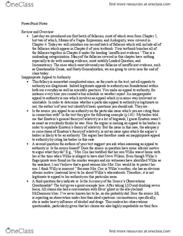PHIL 1200H Lecture Notes - Lecture 4: Vivarium Inc., Mickey Mantle, Presupposition thumbnail
