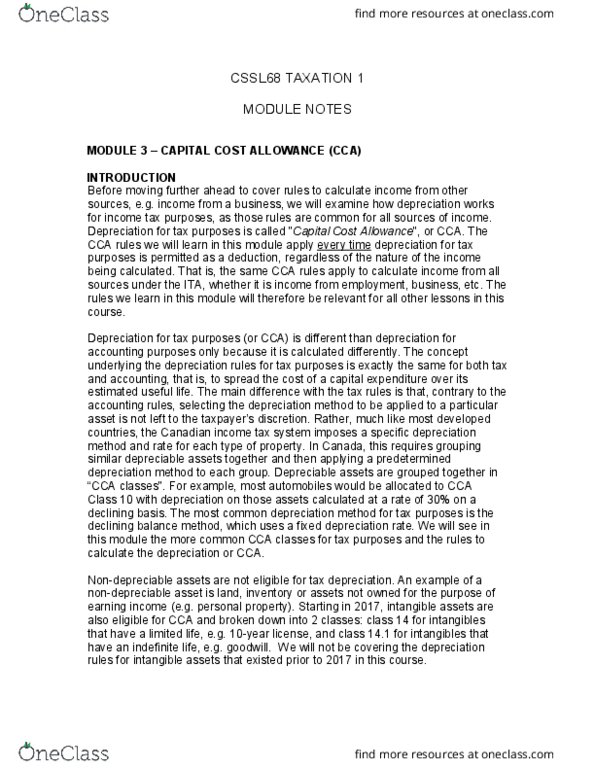 ACCT-224 Lecture Notes - Lecture 3: Tax Avoidance, Matching Principle, Fax thumbnail