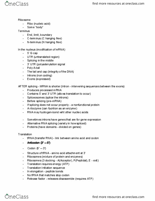 BIO152H5 Lecture Notes - Lecture 11: Fgf4, Fgf19, Microphthalmia-Associated Transcription Factor thumbnail