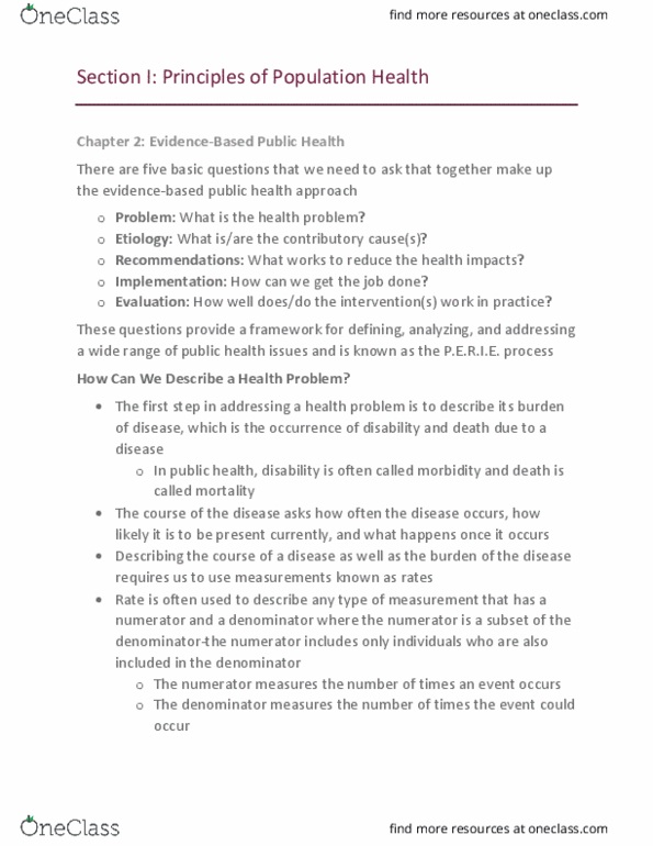 PUBH 1101 Lecture Notes - Lecture 12: Clinical Trial, Cohort Study, Etiology thumbnail