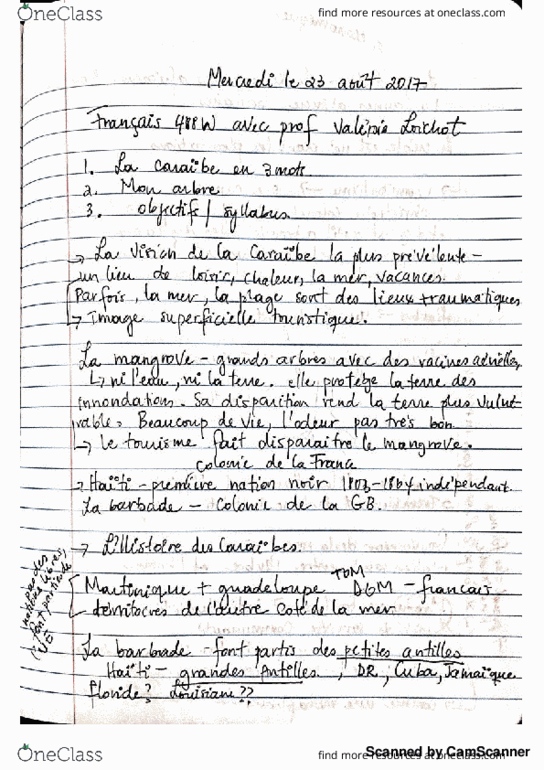 FREN 488 Lecture 1: French 488w notes First day thumbnail