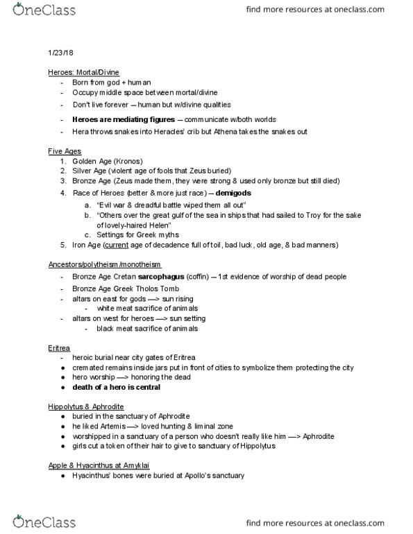 CLASS 40 Lecture Notes - Lecture 17: Apotheosis, Stevie Ray Vaughan, Amykles thumbnail