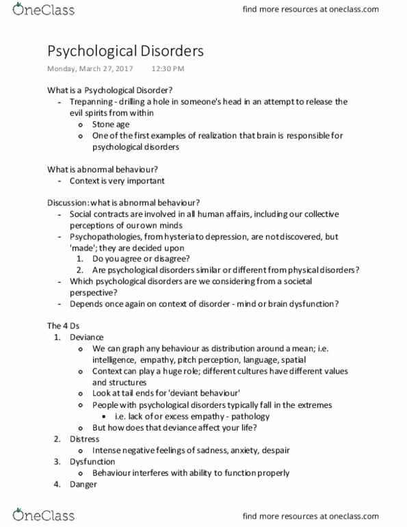 PSYCH 1XX3 Lecture Notes - Lecture 10: Dyslexia, Paroxetine, Fluoxetine thumbnail