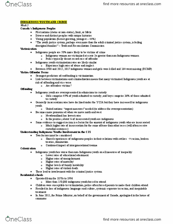 SOC 3710 Lecture Notes - Lecture 9: Permanent Brain, Fetal Alcohol Spectrum Disorder, First Nations thumbnail