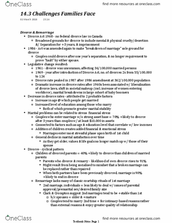 SOCI 102 Chapter Notes - Chapter 14: Visible Minority, Homicide, Retinal Haemorrhage thumbnail