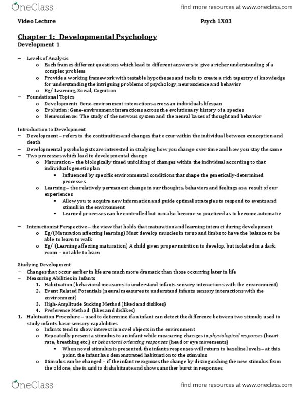 PSYCH 1XX3 Chapter Notes - Chapter 1: Human Genome Project, Zygosity, Y Chromosome thumbnail