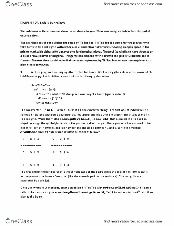 CMPUT174 Lecture Notes - Lecture 3: Init thumbnail